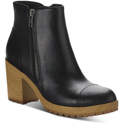 

Черные ботильоны Sun + Stone Womens Rowaan Black 5.5 Medium (B,M) BHFO 4983, Black smooth