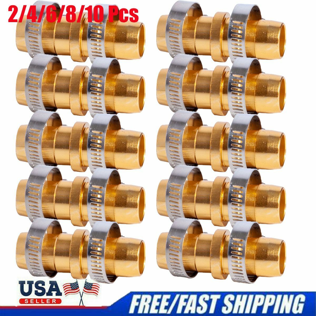 Repair Mender Coupler Connector With Stainless Clamp
