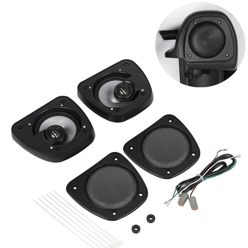 Audio Lower Fairing Speakers Kit For Harley Touring Electra Glide FLHT 2006-2013