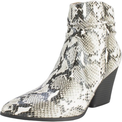 

Женские ботильоны Seven Dials Halsey Black-Ivory 6.5 Medium (B,M) BHFO 4594, Ice/snake print, Halsey