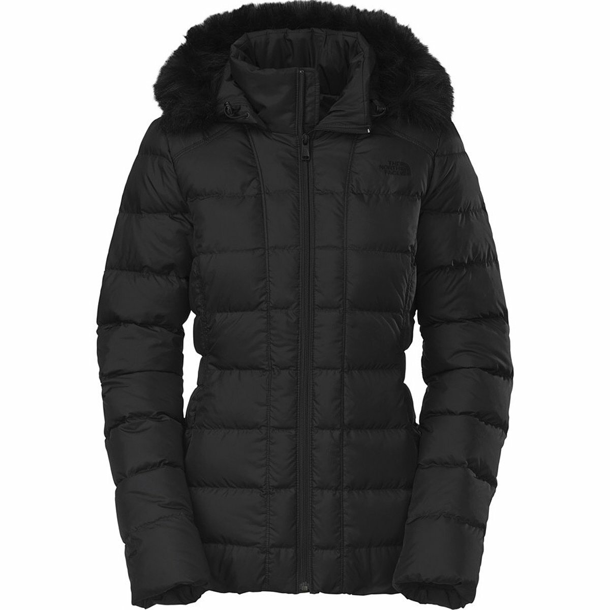north face womens black puffer coat