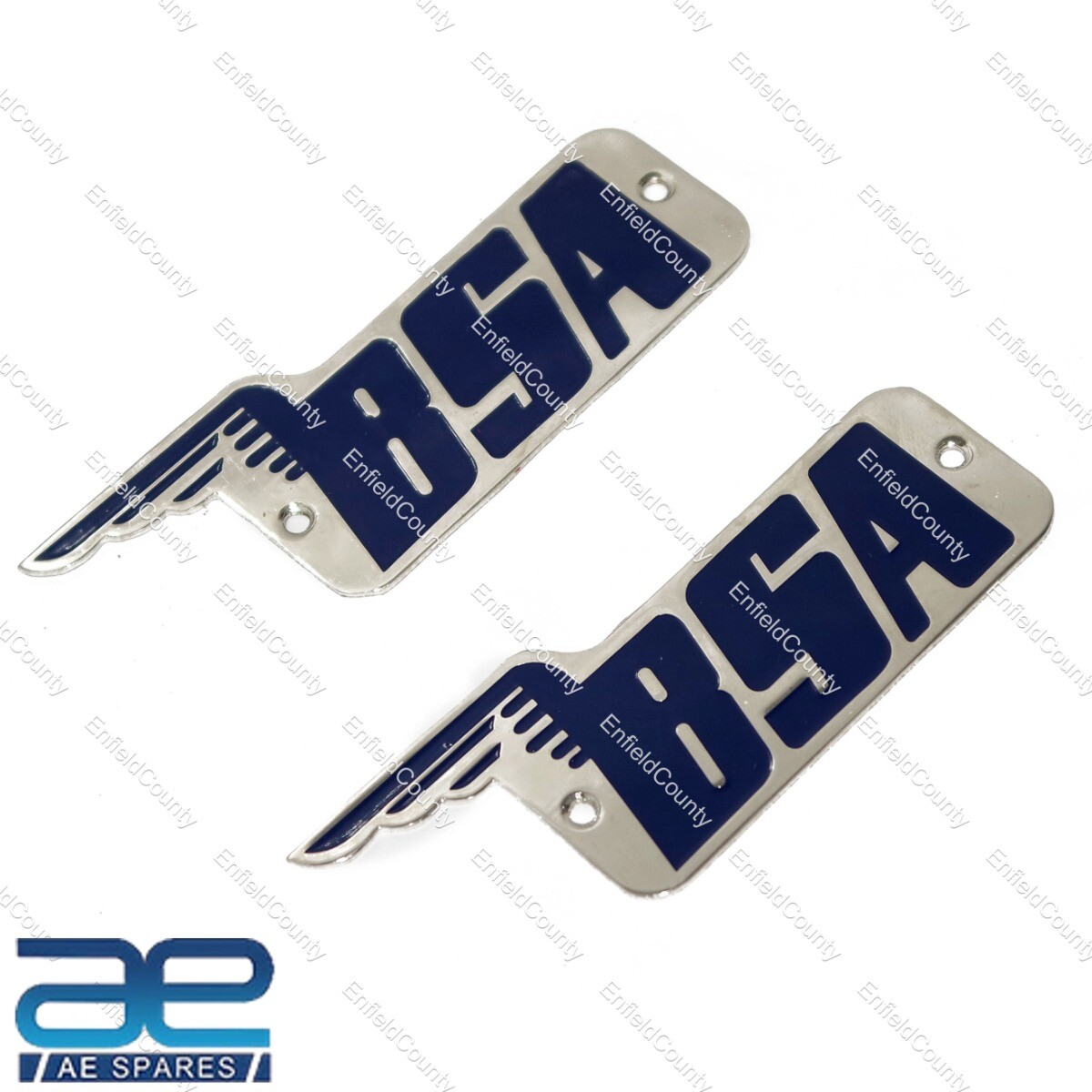 BSA Petrol Tank Badge Pair Brass Made 29-7910, 67-8017 A7 B31 M21 C11 Model  