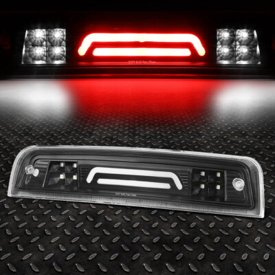 [3D СВЕТОДИОДНАЯ ПАНЕЛЬ] ДЛЯ 09-17 DODGE RAM 1500 2500 3500 3-Й СТОП-СИГНАЛ ГРУЗОВОЙ ФОНАРЬ ЧЕРНЫЙ