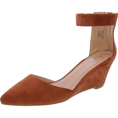 

Женские красные туфли Journee Collection Сандалии на танкетке Обувь 7 Средний (B,M) BHFO 6740, Red ish, 002448