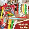 42 Pack Christmas Bubble Wands, Mini Bubble Wands for Party Favors, Toys for Girls Boys Kids Toddler Adults, Party Bag Stuffers Goodie Bag Filler, Holiday Classroom Prizes