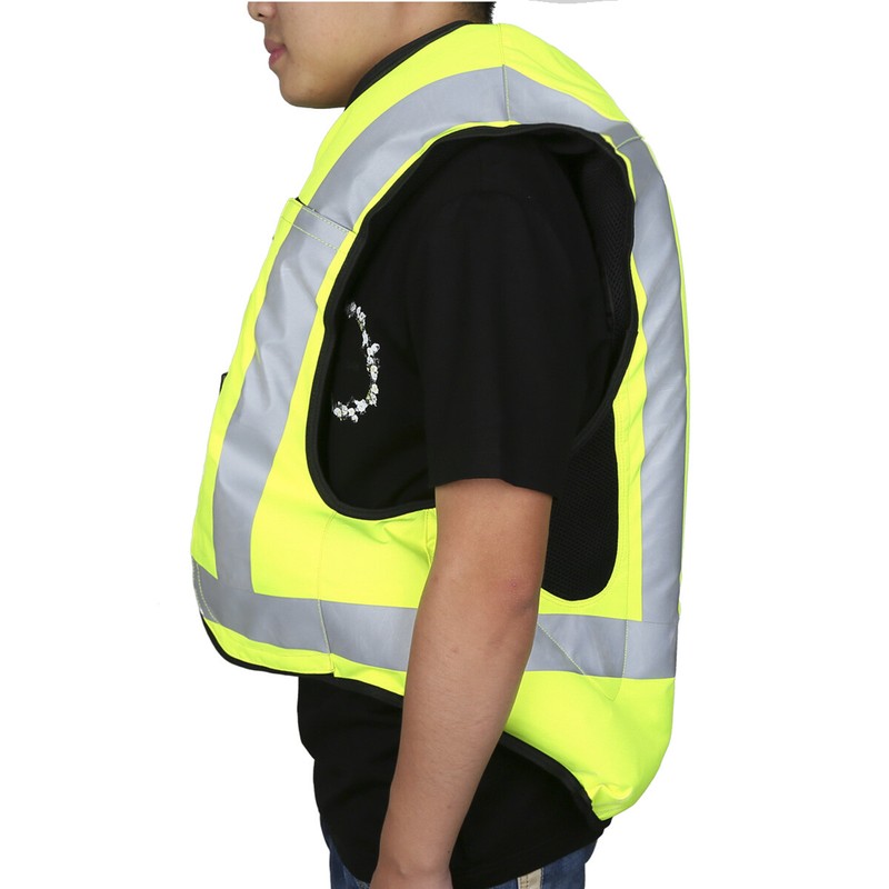 Air Bag Vest Safety Protective System Inflatable Turtle Motorcycle Jacket XXL US