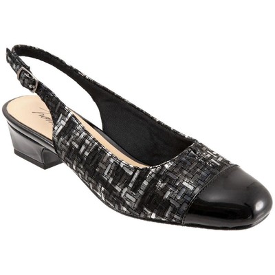 Женские босоножки Trotters Dea черного цвета с ремешками на каблуках, 10 см, узкие (AA, N) BHFO 0238