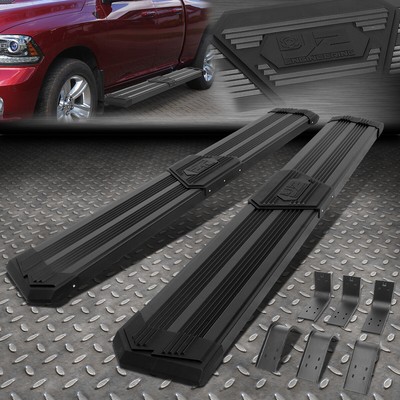J2 ДЛЯ 09-20 DODGE RAM EXTENDED CAB С УДЛИНЕННОЙ КАБИНОЙ, 10 ЧЕРНЫХ ПЛИССИРОВАННЫХ ПОДНОЖЕК SS