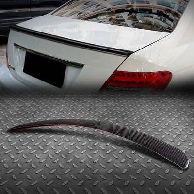 ДЛЯ 08-14 MERCEDES C-CLASS СЕДАН V-ОБРАЗНЫЙ СПОЙЛЕР ЗАДНЕЙ КРЫШКИ БАГАЖНИКА ИЗ УГЛЕРОДНОГО ВОЛОКНА