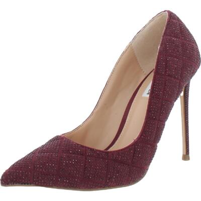 

Женские туфли-лодочки Steve Madden Vala Stilettos с острым носком BHFO 5113, Burgundy, Vala