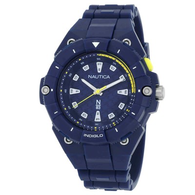 Мужские кварцевые аналогово-цифровые часы Nautica Coronado Bay с синим циферблатом NAPCNS401
