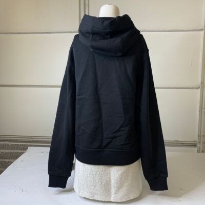 Pre-owned Burberry London England  Logo Cotton Hoodie Women's Size Xs In Black