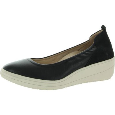 

Черные кожаные балетки Vionic Jacey 8 Medium (B,M) BHFO 4005, Black leather/nubuck