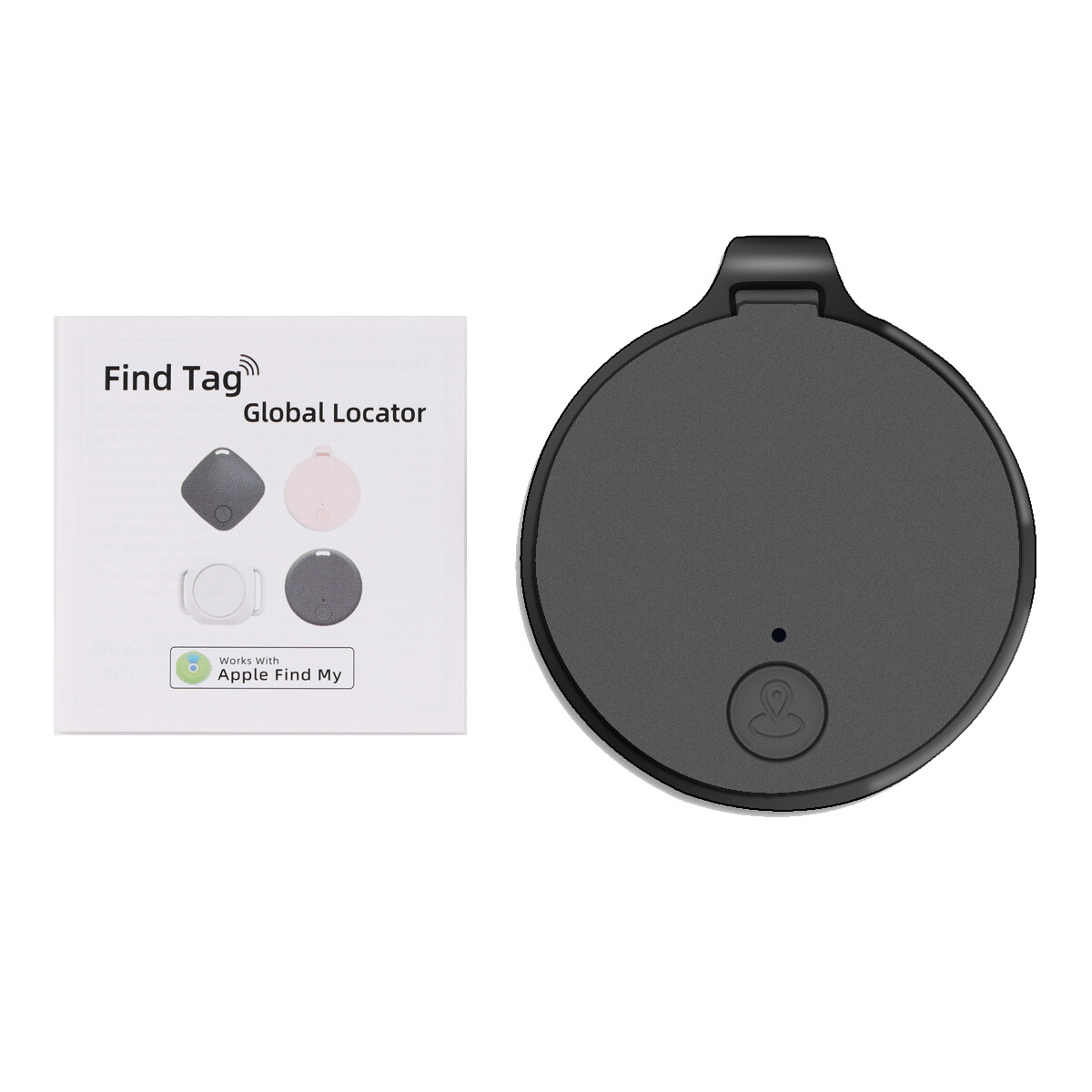 Key Finder Locator Luggage Tracker Works with Apple Find My(iOS Only) Tag Pet