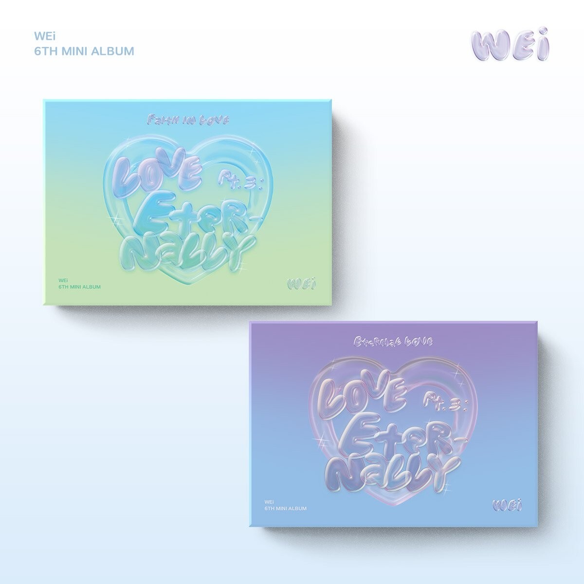 【新品未開封・まとめ売り】Love Pt.3 : Eternally Poca WEi 6th Mini Album Love Pt.3 : Eternally POCA Random QR Card