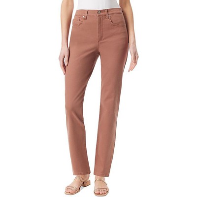 Gloria Vanderbilt Womens S Cotton Straight Leg Pants Trousers BHFO 7843