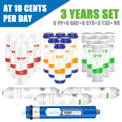 Reverse Osmosis Carbon Water Filter Cartridge Replacement For 5 6 7 Stage System