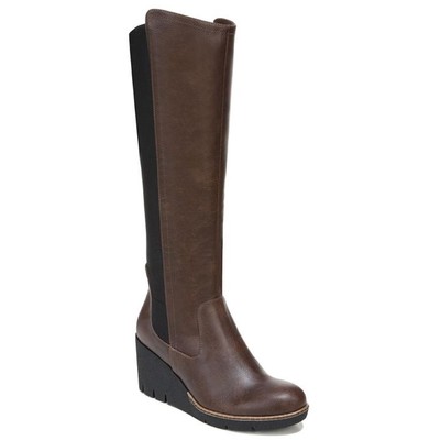 

Scholls Shoes Женские высокие сапоги на танкетке из искусственной кожи Lindy BHFO 5031, Lindy