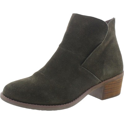 

Me Too Womens Zest 14 Зеленые замшевые ботильоны без шнурков 9 Medium (B,M) BHFO 2704, Moss suede