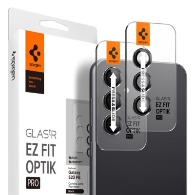 Galaxy S23 FE Camera Lens Protector | Spigen [GlasTR EZ Fit Optik Pro] 2 Pack