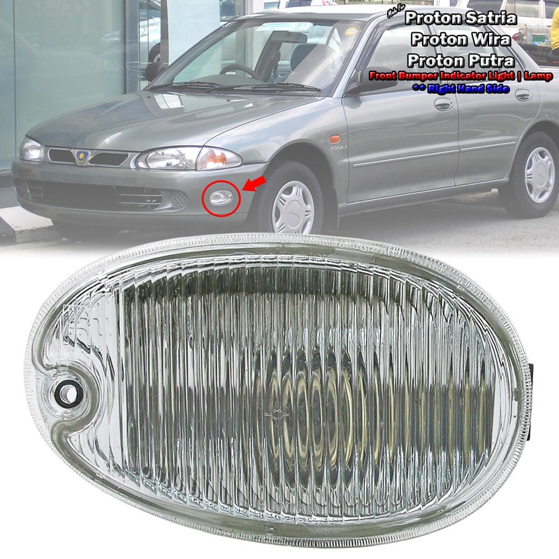 Front Right RHS Bumper Turn Signal Indicator Light Lamp For Proton Satria Wira