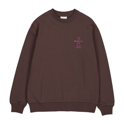 Makia Elo Crewneck Мужские темно-коричневые