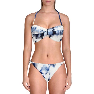 PQ Swim Женский ребристый купальник без бретелек из 2 предметов BHFO 9837