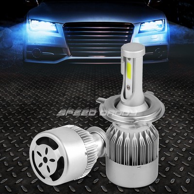 ВСЕ В ОДНОЙ ПАРЕ 6000K СВЕТОДИОДНЫХ ЛАМП ДАЛЬНЕГО/БЛИЖНЕГО СВЕТА H4 С ОХЛАЖДАЮЩИМ ВЕНТИЛЯТОРОМ