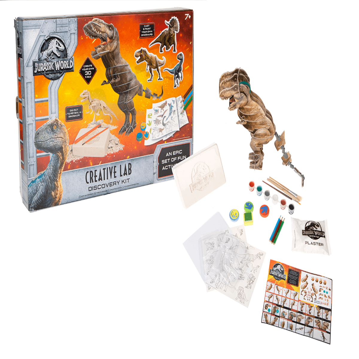 jurassic world t rex model dig kit