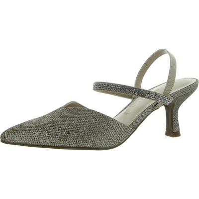Женские модные золотистые босоножки Anne Klein на высоком каблуке в виде котенка 9 см (B, M) BHFO 4541