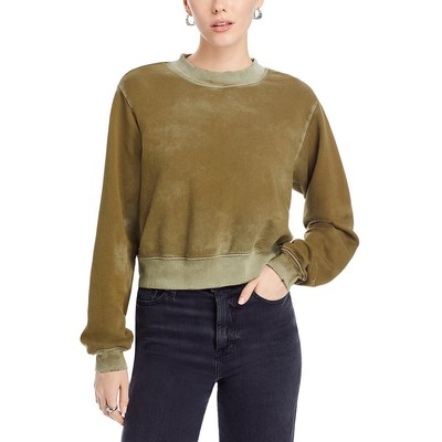 Хлопковая женская рубашка Citizen Milan Green с круглым вырезом и галстуком-бабочкой, свитер-топ M BHFO 9772