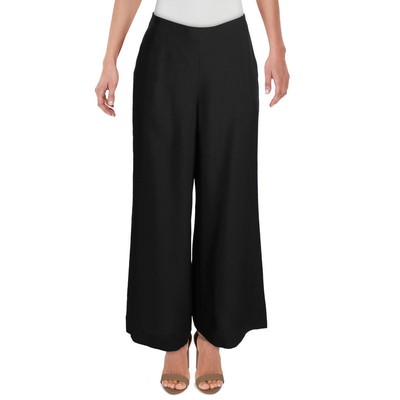 

Женские черные шелковые брюки Lafayette 148 New York Riverside  BHFO 6172, Черный