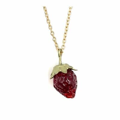 Strawberry Dainty Necklace By Michael Michaud  - #9422