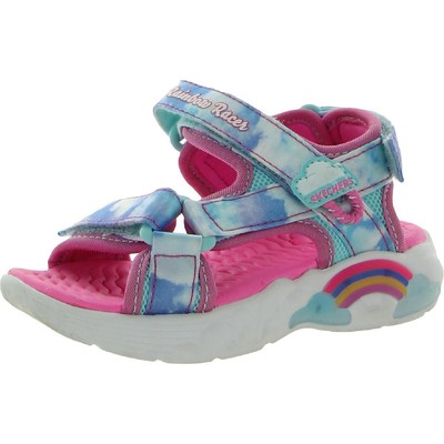 

Skechers Летние небесно-голубые туфли с подсветкой Обувь 8 Средний (B,M) для малышей BHFO 1680, Синий