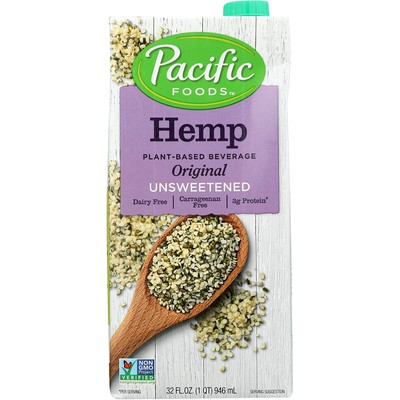 Pacific Foods Hemp Original Unsweetened Plant-Based Beverage