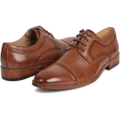 

Мужские коричневые оксфорды на шнуровке Kenneth Cole Cheer 11 Medium (D) BHFO 1237, отсутствующие в списке, Cognac