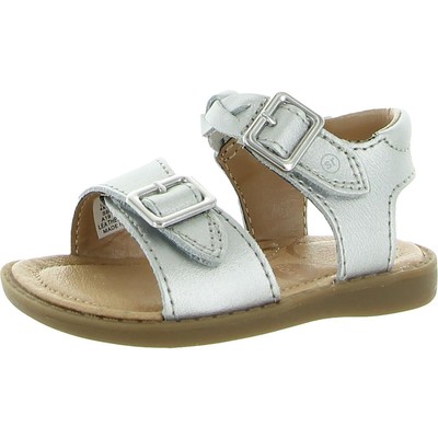 

Сандалии на плоской подошве Stride Rite Girls SR Naomi Silver 4, средний (B,M), для малышей BHFO 9392, Серебряный, SR Naomi