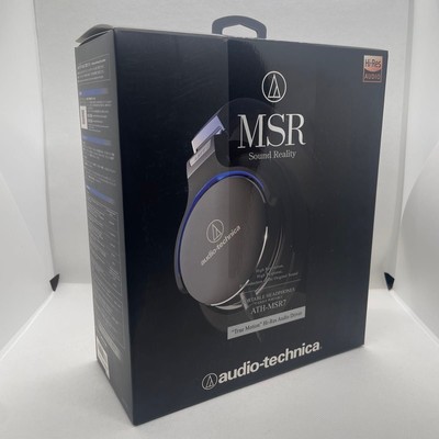 audio-technica Hi-Res Sealed Type Portable Headphone ATH-MSR7BK Black