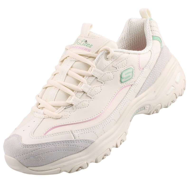 Skechers DÂ´Lites New Heat Damen Sneaker SchnÃ¼Rschuh Beige Mint 150231-Ntmt