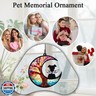 Agoumlux Dog Angel Memorial Suncatcher with Rainbow Bridge Poem Card, Pet Sympathy Gifts for Loss of Dogs and Cats, Life Tree