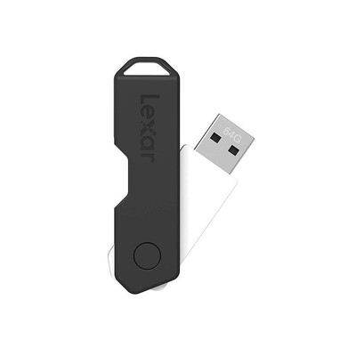 USB-накопитель Lexar JumpDrive TwistTurn2 2.0, 64 ГБ, черный #LJDTT2-64GABNABK