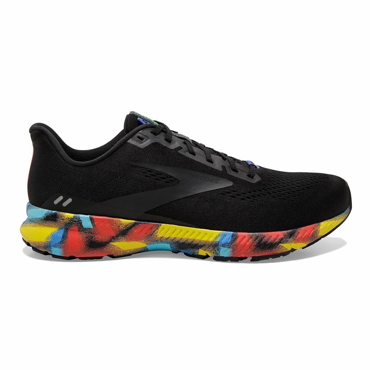 Кроссовки 9.5 BROOKS MENS LAUNCH 8 RUN VICTORY Black Red Blue