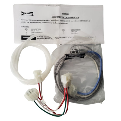 OEM 4202160 Sub-Zero Refrigerator Freezer Drain Heater Kit 1-PACK