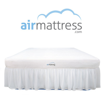 *BEST CHOICE* Raised Air Mattress w/ Hypoallergenic Bed Skirt and Air Bed (Best Cheap Air Mattress)