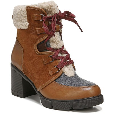 Женские ботинки Naturalizer Myla Brown в боевом стиле на шнуровке 6.5 Medium (B,M) BHFO 1437