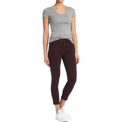 

Женские укороченные цветные джинсы скинни Mavi Tess Purple Denim с высокой посадкой  BHFO 0011, Фиолетовый, Tess