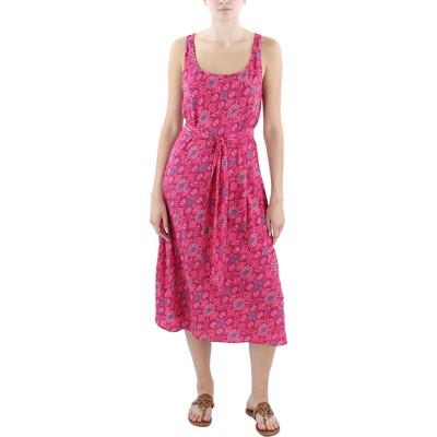 Женское розовое платье-клеш Lauren Ralph Lauren из переработанного материала 4 BHFO 3738