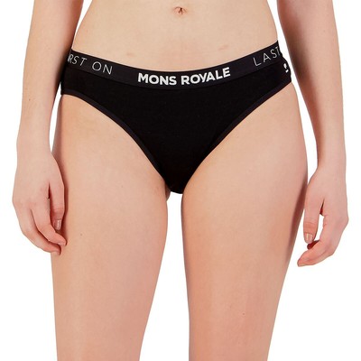 Трусы Mons Royale FOLO — женские черные II, S