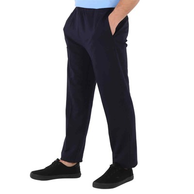 Pre-owned Ermenegildo Zegna Men's Navy Cqr Cttn Modal Pants, Size X-large In Blue
