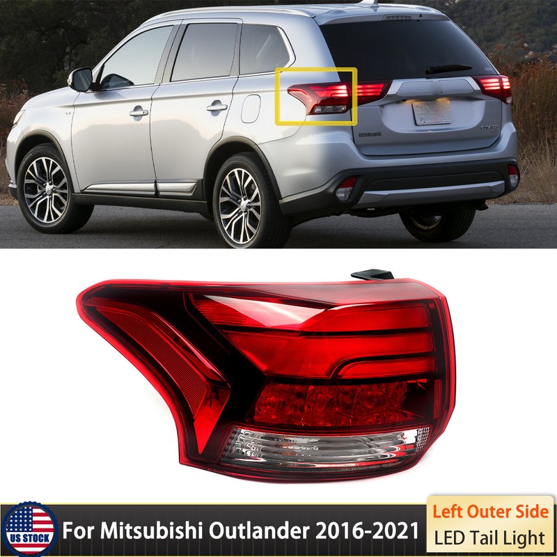 Left Driver Rear Tail Light For Mitsubishi Outlander 2016-2021 Rear Taillamp